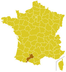 Arcidiecéze toulouská na mapě