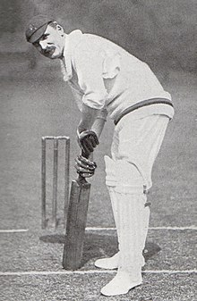 Archie MacLaren led the English team that lost the fourth Test of the 1902 Ashes series by a margin of three runs and won the fifth Test by a margin of one wicket. This record still stands over a century later as England's narrowest win by wickets though they have subsequently lost a Test by one run. Archie MacLaren.jpg