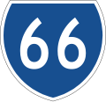 Thumbnail for File:Australian state route 66.svg