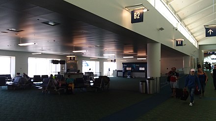 Gates B1 and B2 at Concourse B