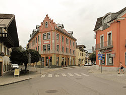 Bad Aibling, straatzicht2 Bahnhofstrasse-Sedanstrasse 2012-08-06 14.51.jpg