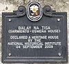 Balay na Tisa historical marker.jpg