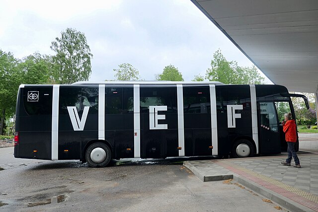 VEF bus in Latvia.