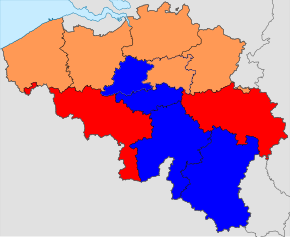 Belgische federale verkiezingen 2007 - Kamer - circumscriptions.svg