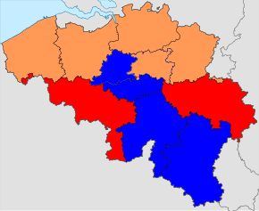 Belgisk føderalt valg 2007 - Kammer - circumscriptions.svg