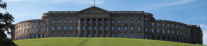 Panorama Schloss Wilhelmshöhe Ostansicht