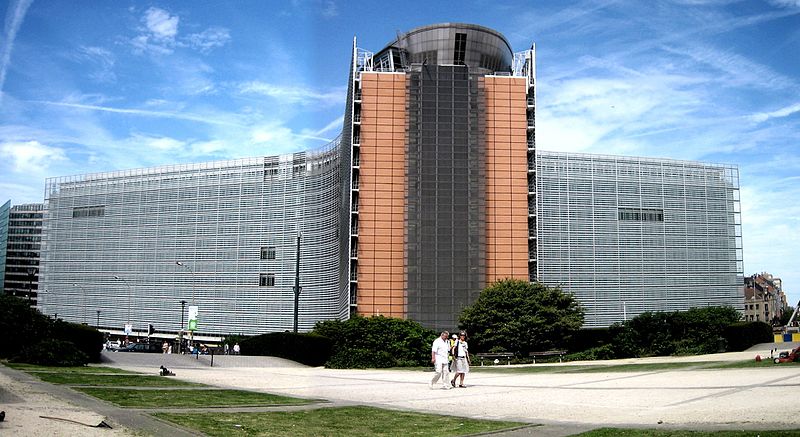 File:Berlaymont wide from Schuman Roundabout 7-9 (correction).jpg