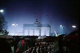 The fall of the Berlin Wall in 1989 is considered to be one of the most momentous events of the 1980s