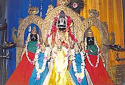 Presiding deities of famous temple at Bhavadevarapalle