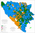 Етнички састав Босне и Херцеговине по насељима 1981. године
