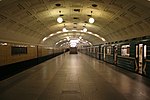 Станция Московского метрополитена Сокольнической линии «Библиотека им. Ленина»