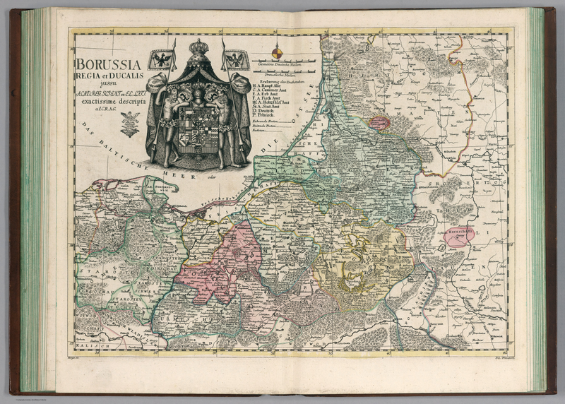 File:Borussia Regia et Ducalis (map of Prussia with one of the regions titled as Land Litauen) by Leonhard Euler, 1753.png