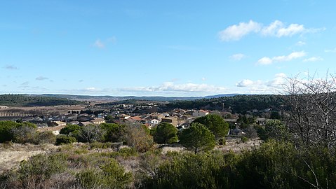 Vista de Botenac en ivèrn.