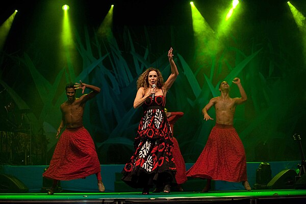 Daniela Mercury in 2010.