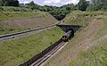 2014-03-29 A First Great Western DMU comes through the Patchway tunnel.