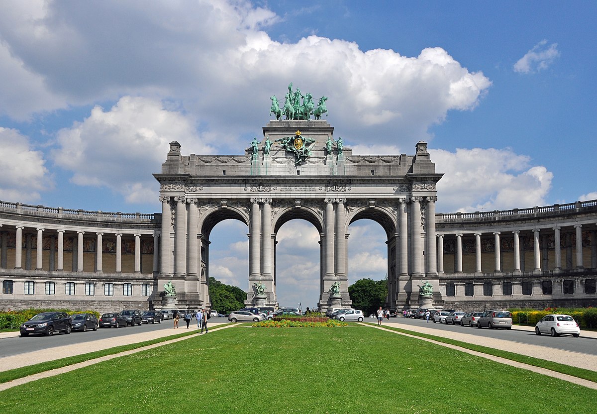 Image result for Arch of Cinquantenaire, Brussels, Belgium