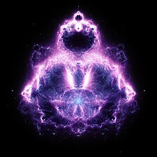 Buddhabrot är en speciell rendering av mandelbrotmängden.