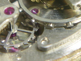<span class="mw-page-title-main">Pin-pallet escapement</span> Mechanical watch component