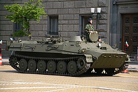 6 мая 2006 года. Болгарский самоходный миномёт «Тунджа» на военном параде в честь дня Святого Георгия.