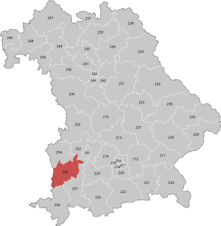 <span class="mw-page-title-main">Memmingen – Unterallgäu</span> Federal electoral district of Germany