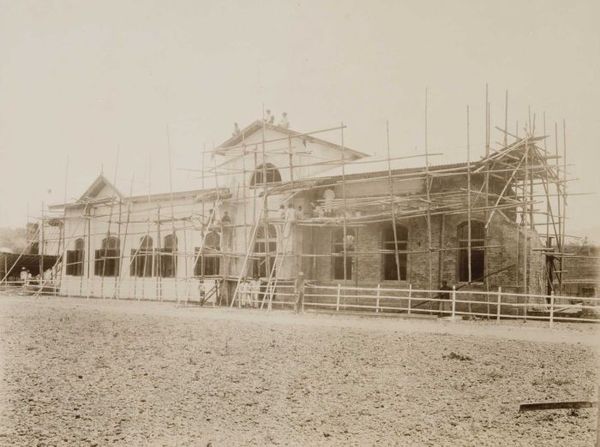 The station under construction (1890-1910)