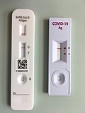 Miniatura para Prueba rápida de antígeno COVID-19