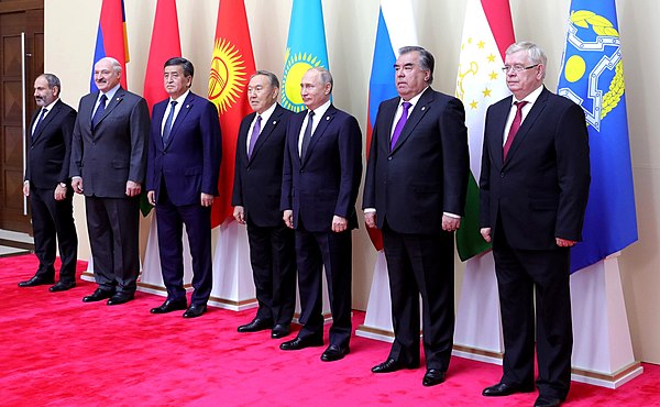 The CSTO meeting in Nur-Sultan, Kazakhstan, 8 November 2018