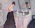 Кайботт - Женщина за туалетным столиком, около 1873.jpg