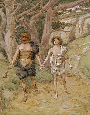Caino conduce Abele alla morte, di James Tissot.