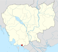 白馬省喺柬埔寨嘅位置