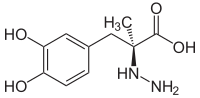 Formule développée de carbidopa