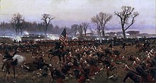 The 114th Pennsylvania Infantry during the assault on Prospect Hill at the Battle of Fredericksburg, December 13th 1862 Carl Rochling - The Battle of Fredericksburg, December 13, 1862.jpg