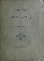 Миниатюра для Файл:Catalogue de mes livres (IA cataloguedemesli01yeme 0).pdf