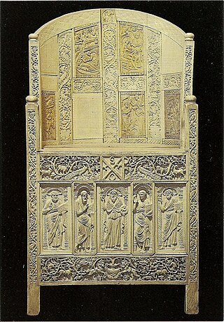 <span class="mw-page-title-main">Throne of Maximian</span> Cathedra (episcopal throne) made for Archbishop Maximianus of Ravenna
