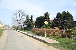 Centre of Vícenice