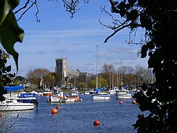 Christchurch Priory från Wick