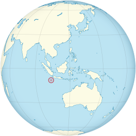 Christmas Island on globe (Southeast Asia centered).svg