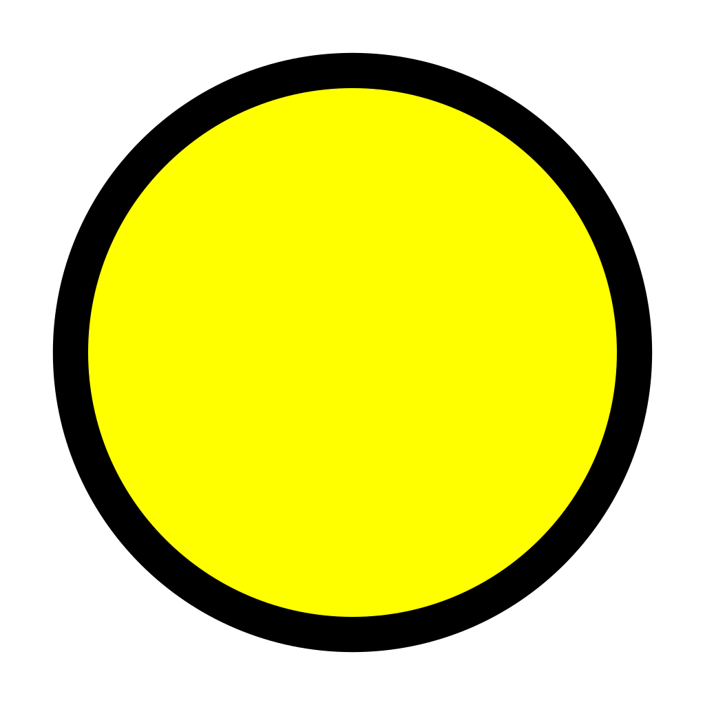 clipart yellow circle - photo #44