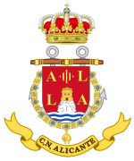 Escudo de la Comandacia Naval de Alicante Fuerza de Acción Marítima (FAM)