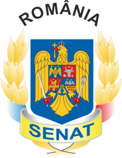<span class="mw-page-title-main">Senate of Romania</span> Upper house in the bicameral Parliament of Romania