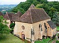 Castelnau-Bretenoux kalesinin Saint-Louis kolej kilisesi