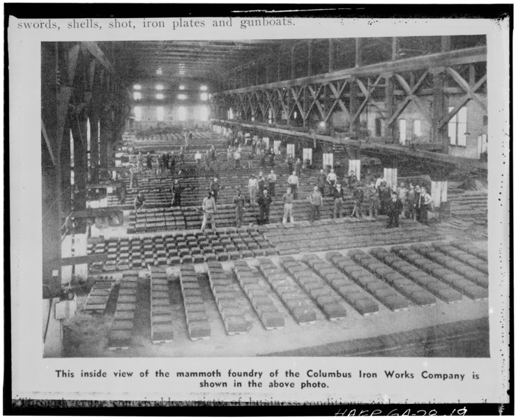 File:Columbus Iron Works, Front Avenue between Eighth and Tenth Streets, Columbus, Muscogee County, GA HAER GA,108-COLM,22-19.tif