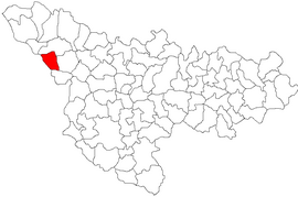 Umístění v Timiș County