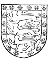 Fig. 709.—John de Holand, Duke of Exeter, son of preceding. Arms as preceding. (From his seal.)