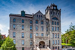 South facade of the St. John's Court House. Court House St John Newfoundland (41364930021).jpg