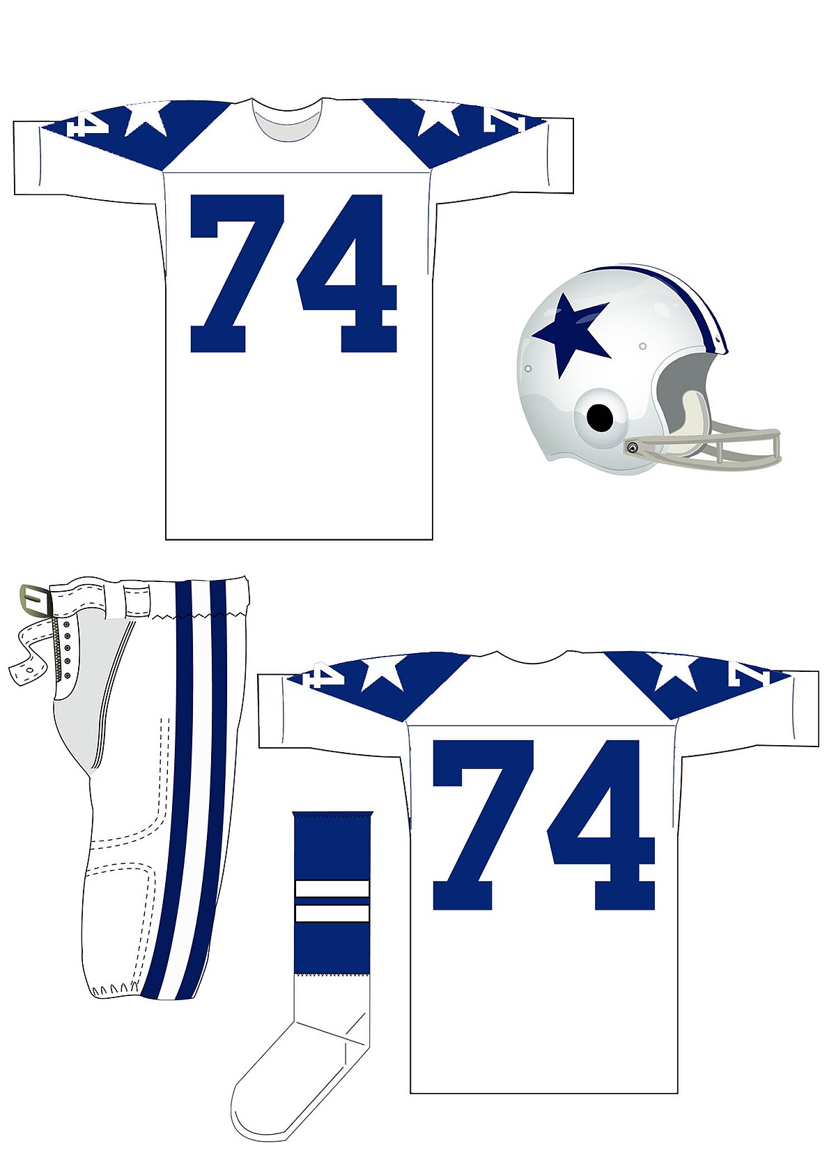 File:Cowboys white uniform 1960.jpg - Wikipedia