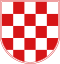 Croatia, Historic Coat of Arms, first white square.svg