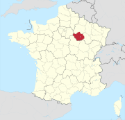 Location of the Aube department in France