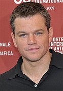 Matt Damon en el photocall del Festival de Venecia en 2009