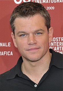 Matt Damon American actor, screenwriter and film producer